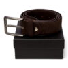 Assisi Style Black Brown Belt Gifts for vegans - brown belt