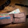 brown vegan wallets for men