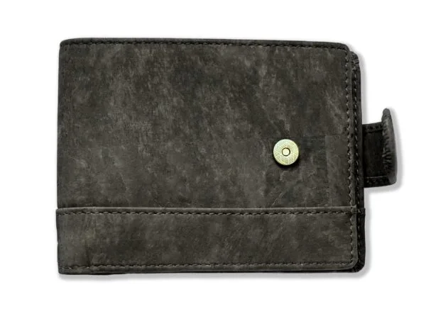 RFID blocking black wallet for men