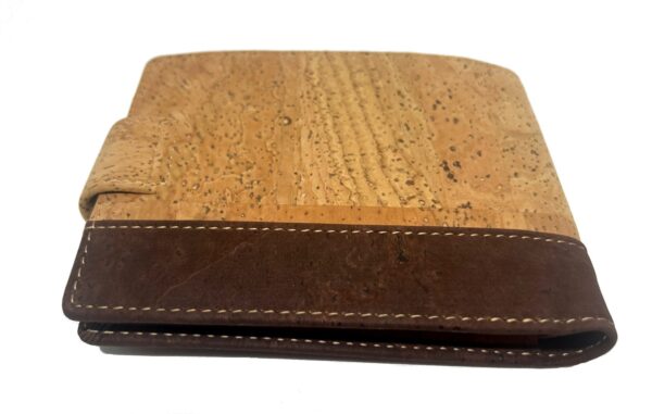 cork leather wallet