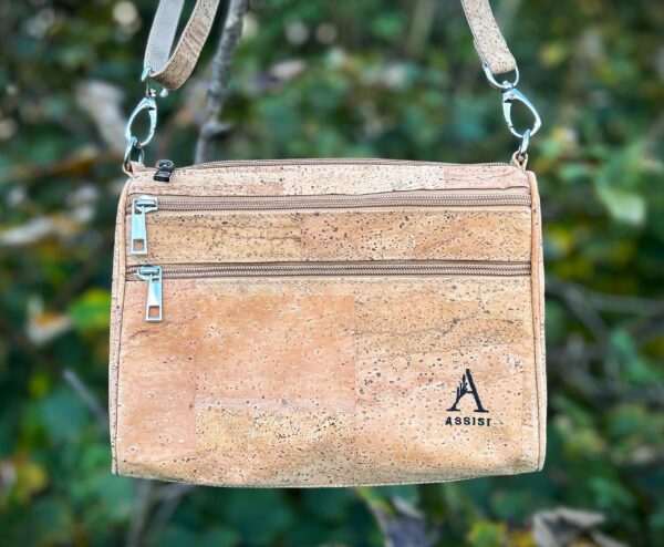 non leather handbag