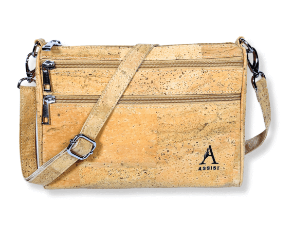 cork handbag - vegan leather bag
