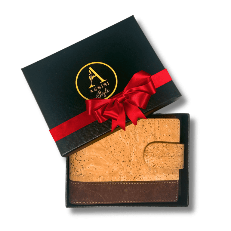 gifts for him - vegan wallet for men - cork wallets