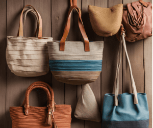hemp and cotton handbags