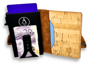 Untitled designdd (1) cork credit card holder for men and women
