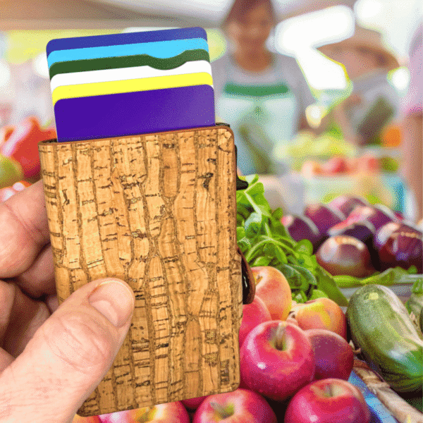 vegan credit card holder for men