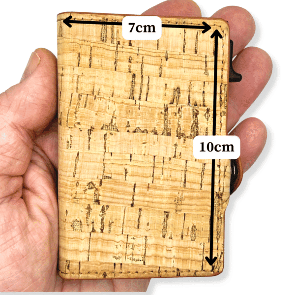 cork wallet, cork card holder