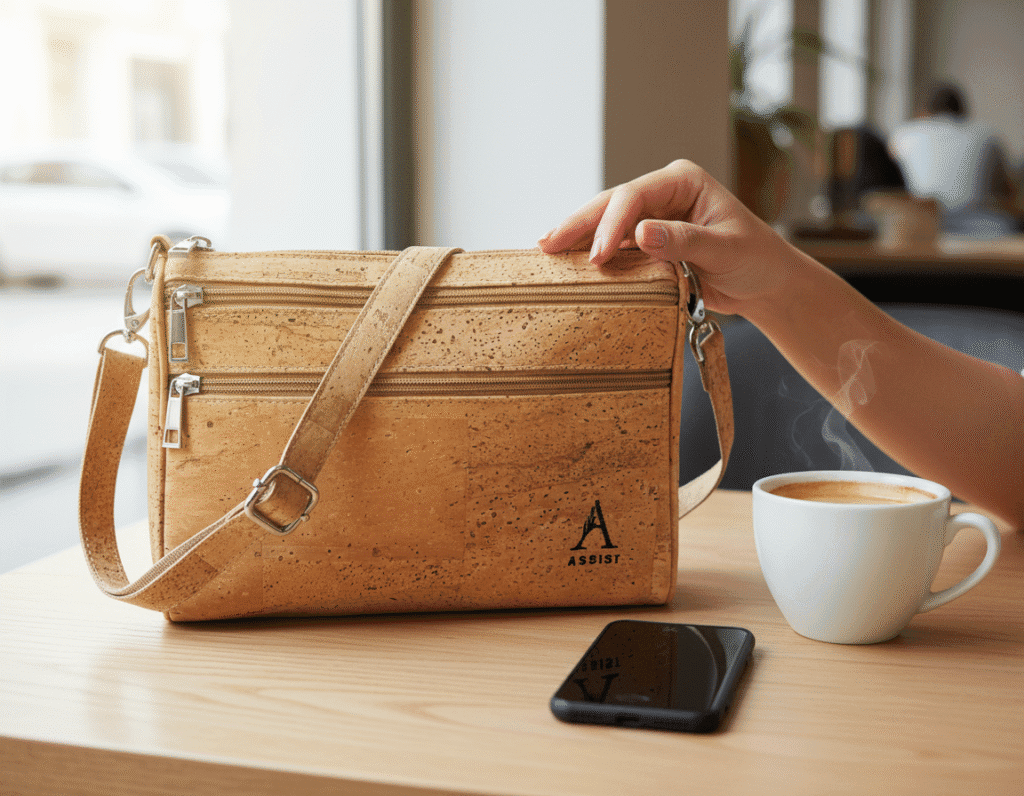 vegan gifts for women - cork handbags - eco-friendly Mother's Day gifts