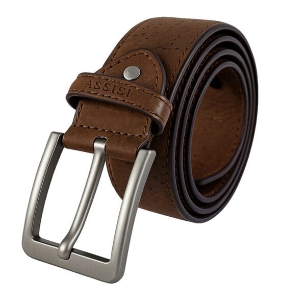 brown cork belt for men