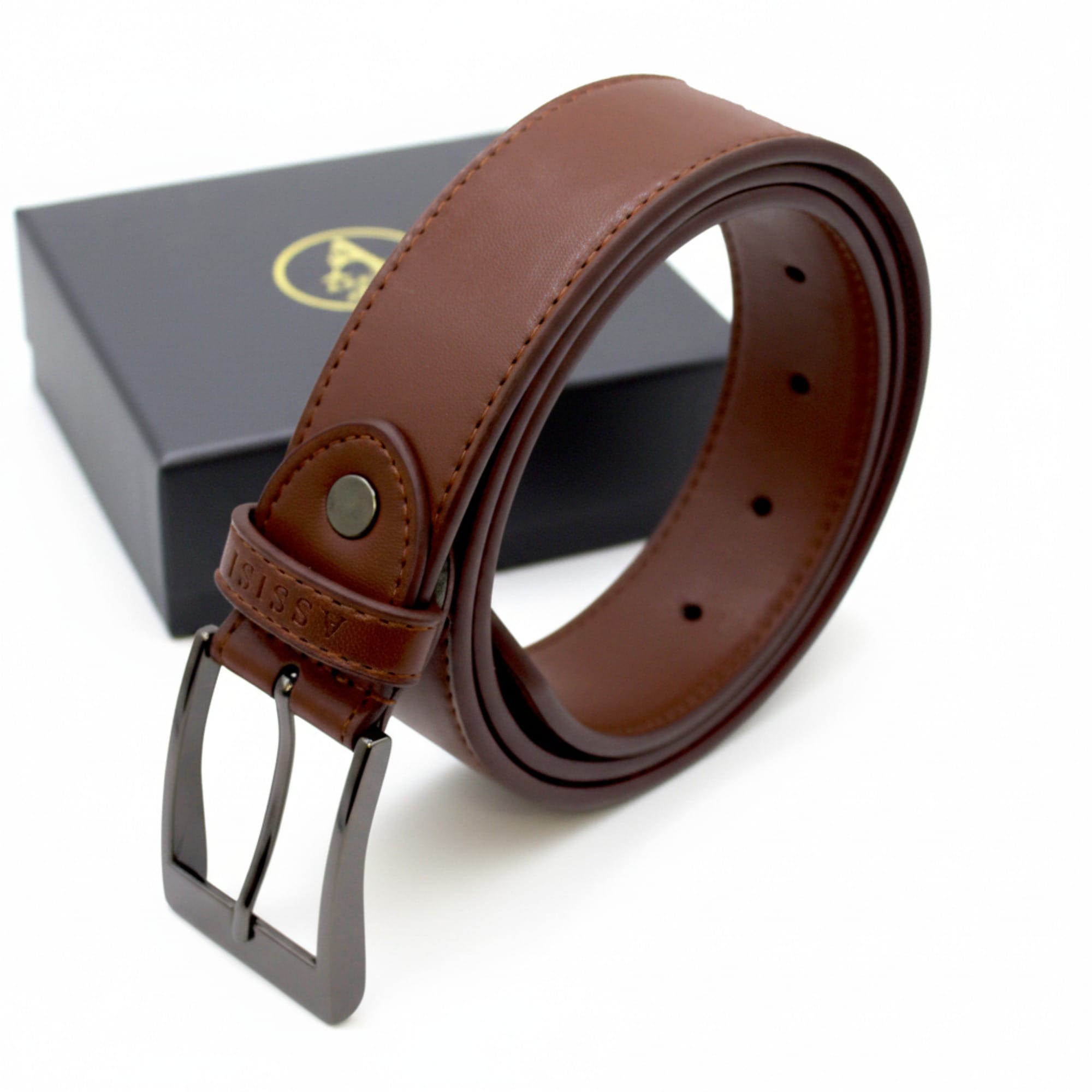 vegan gift idea - brown cactus belt