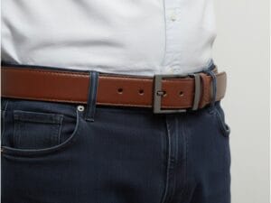 brown cactus belt for jeans