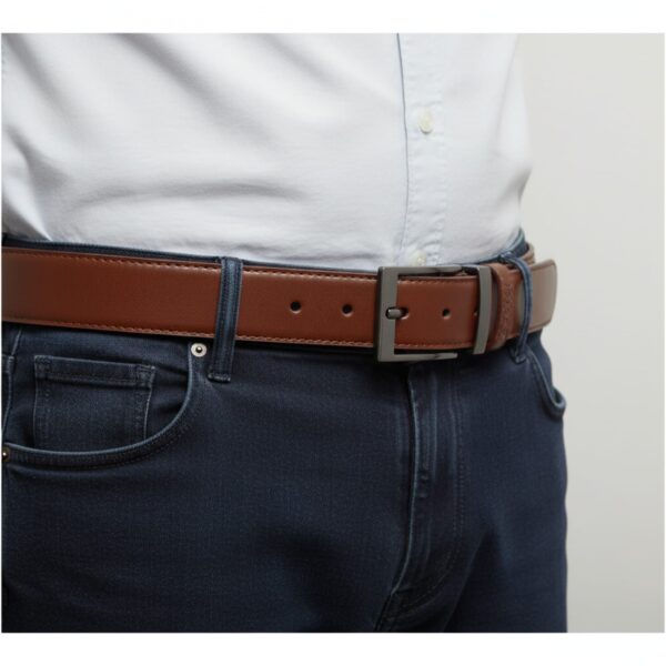 brown cactus belt for jeans