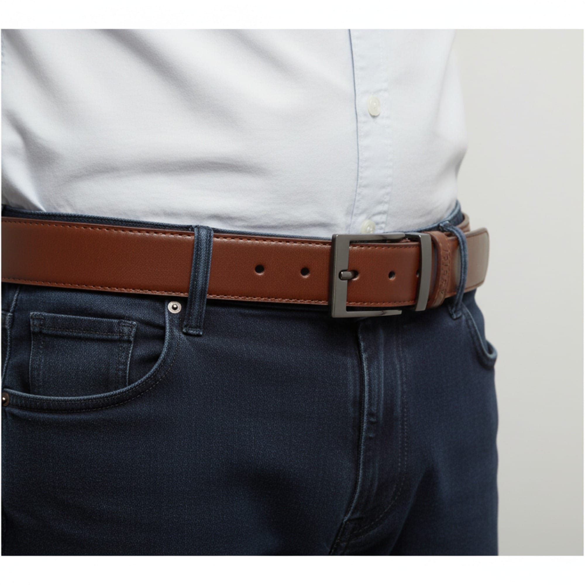 brown cactus belt for jeans