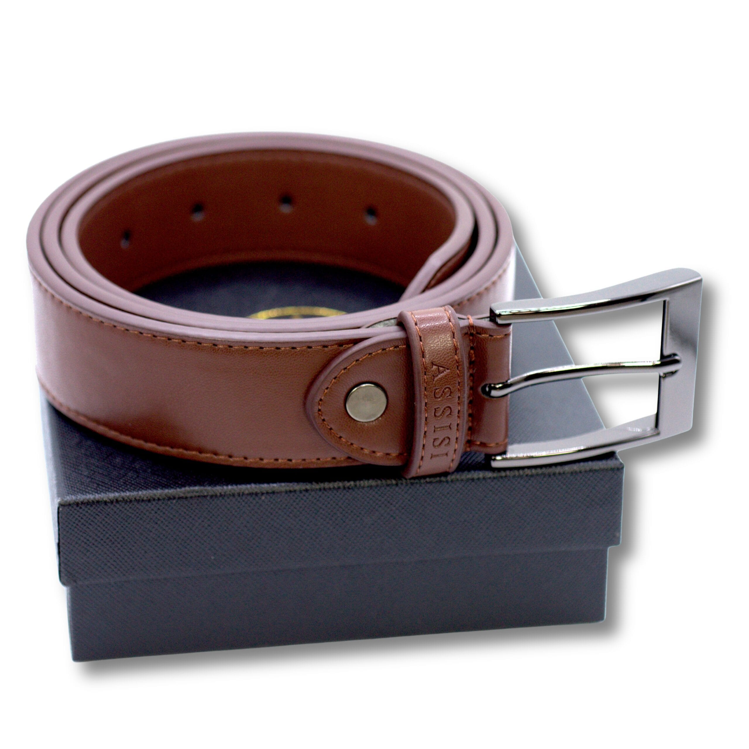vegan belt for men boxed