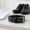 formal belt black