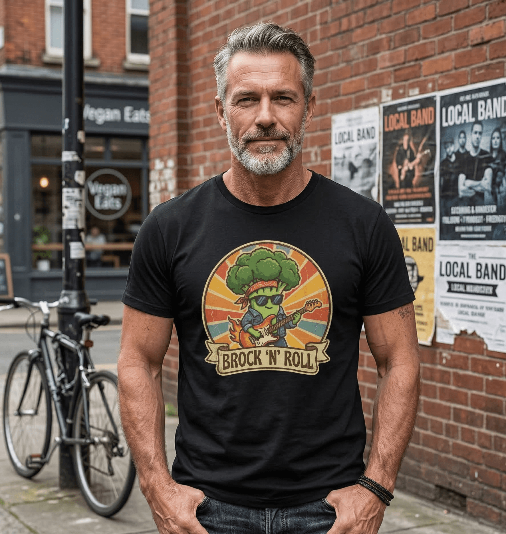 Brock n roll funny broccoli t-shirt Brock n roll funny broccoli t-shirt