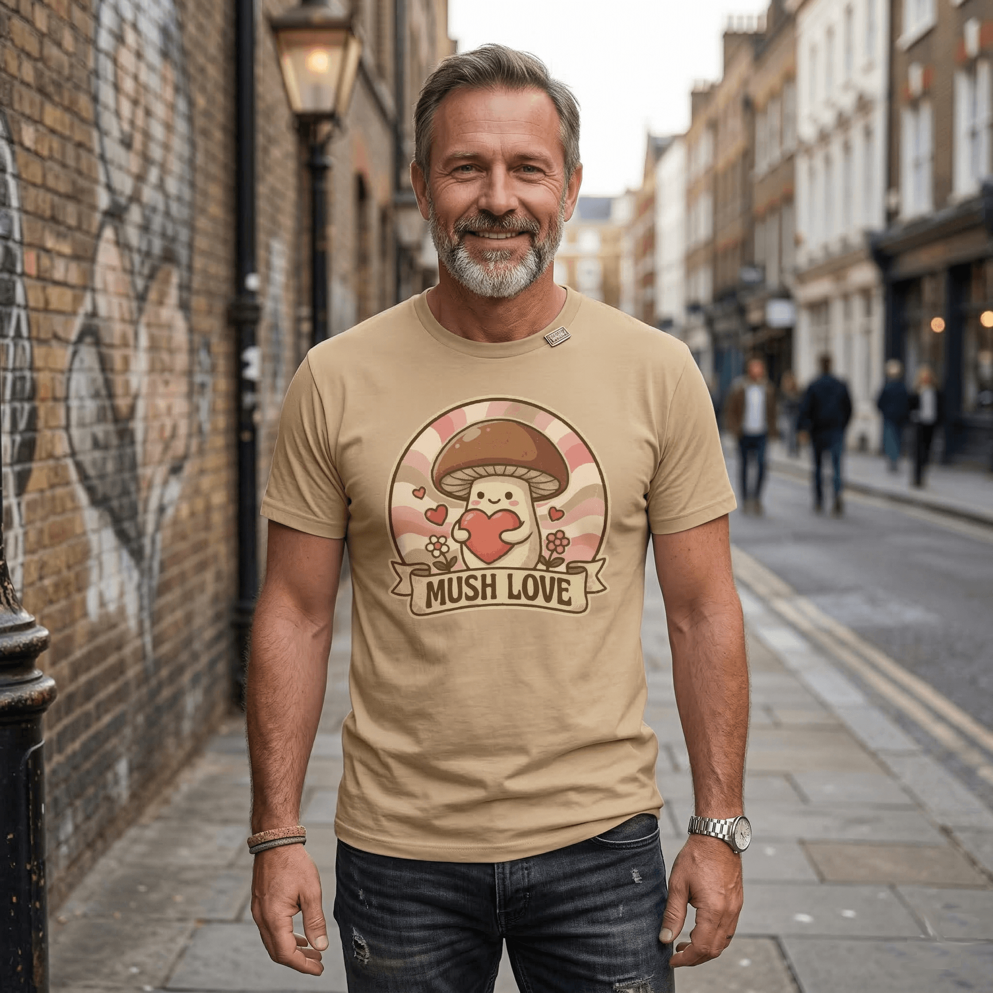 Mush love funny mushroom t shirt