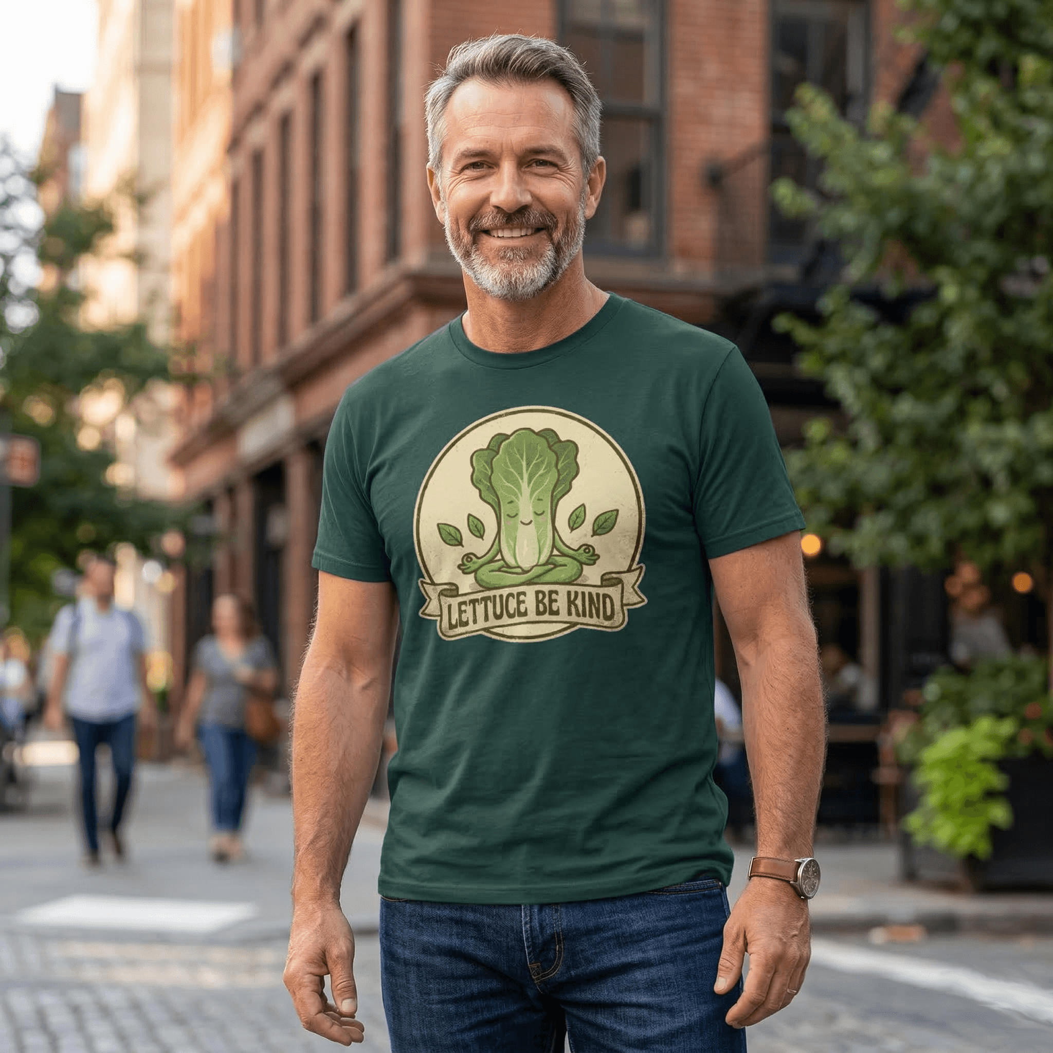 Lettuce Be Kind funny vegan t-shirt Lettuce Be Kind funny vegan t-shirt