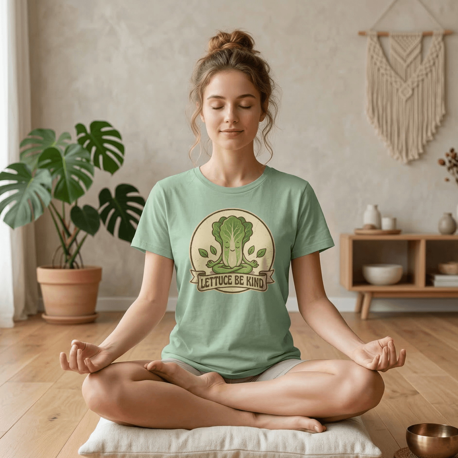 Lettuce Be Kind funny vegan t-shirt Lettuce Be Kind funny vegan t-shirt