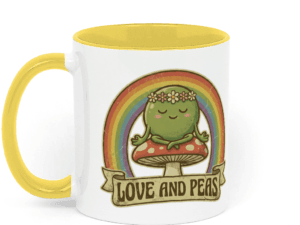 Love n Peas Vegan Mug