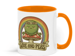 Love n Peas Vegan Mug