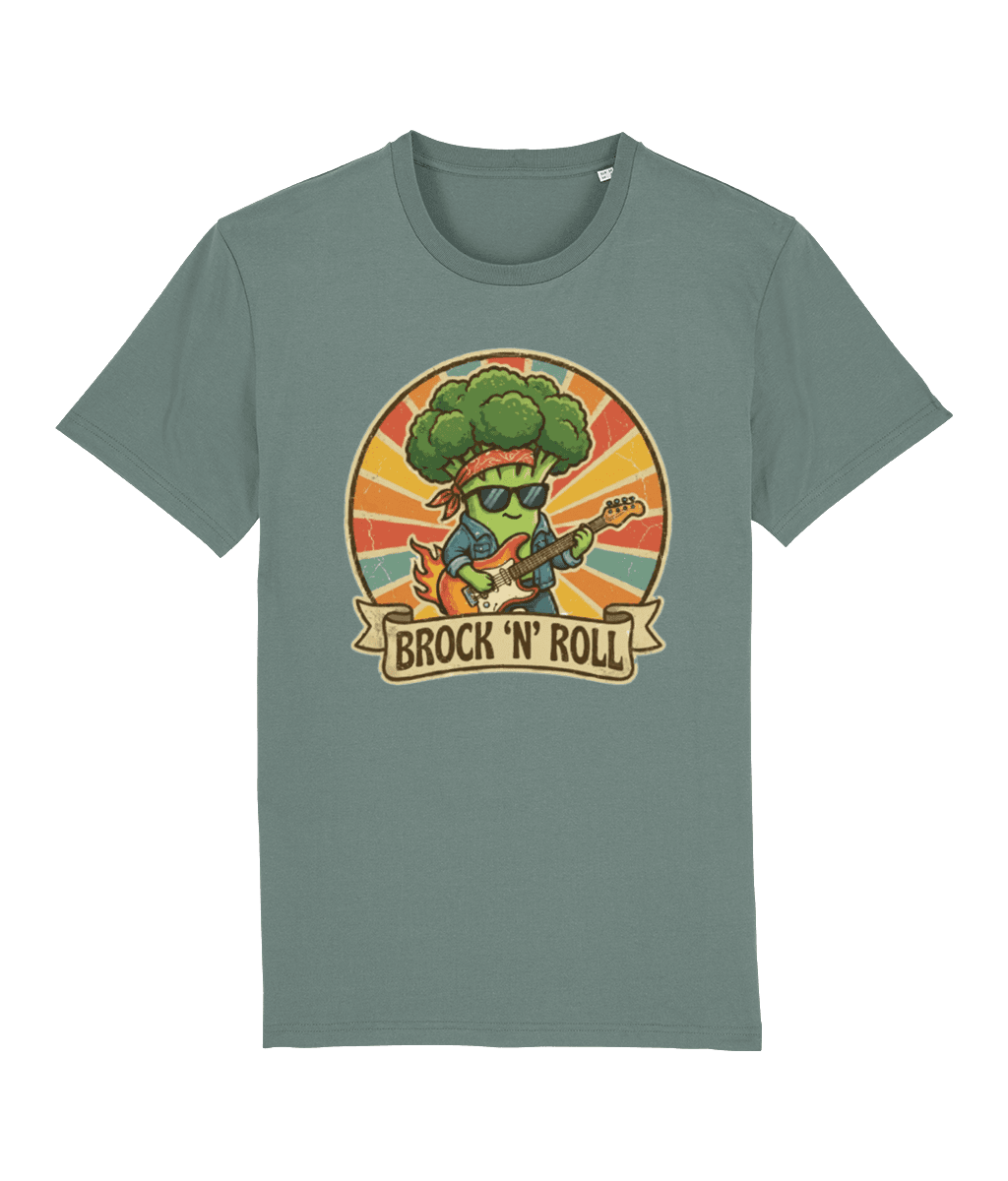 brock n roll vegan t-shirt